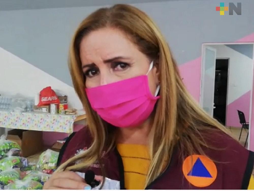 Abrió el DIF estatal dos centros de acopio en Xalapa, para apoyar a familias del sur de Veracruz