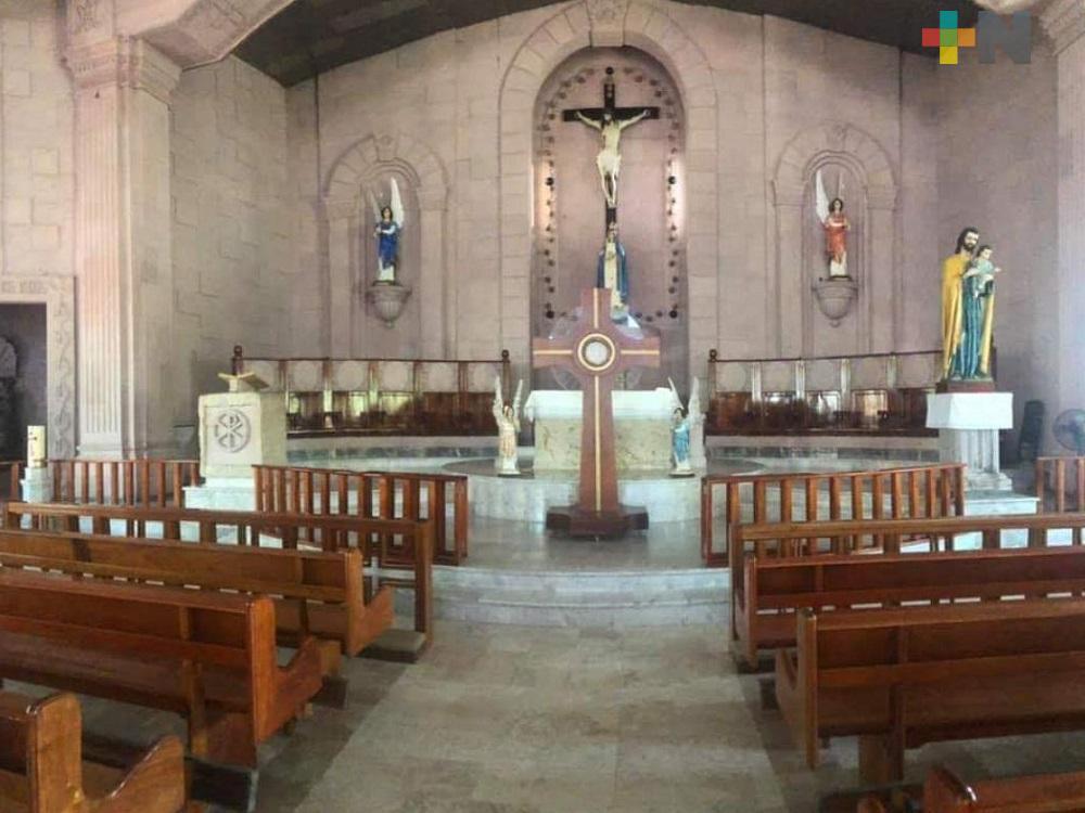 Sacerdotes en Coatzacoalcos, dan positivo a COVID-19; celebrarán misas a través de redes sociales