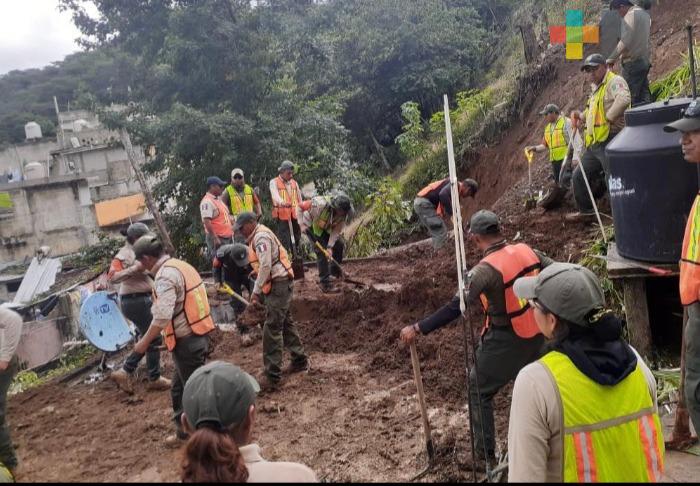 Siguiendo protocolos sanitarios, Protección Civil municipal no deja de trabajar en época de lluvias