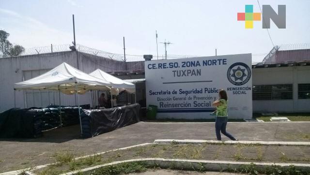 Sin casos de COVID-19 en penales de Tuxpan, Poza Rica y Papantla