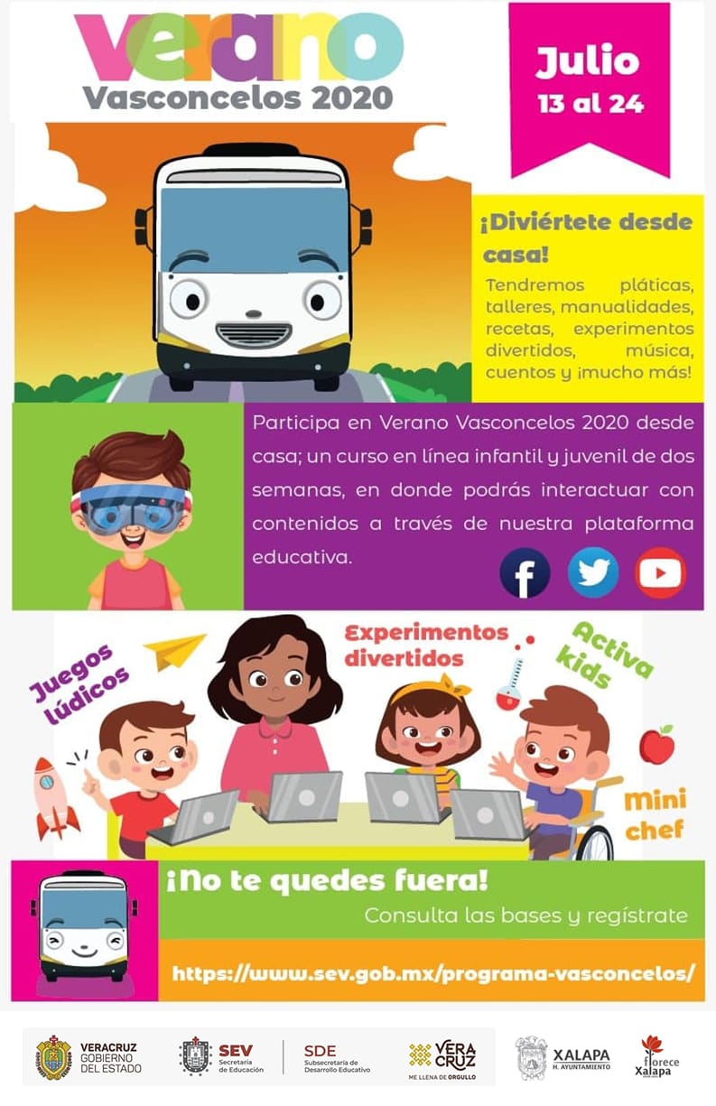 Invitan al curso virtual Verano Vasconcelos 2020