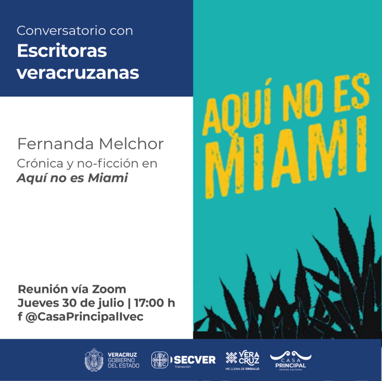 Invita IVEC a conocer sobre crónica y no-ficción con la guía de Fernanda Melchor