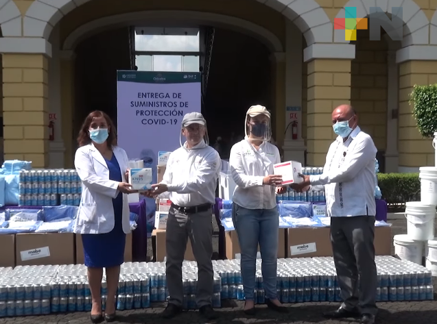 Ayuntamiento de Orizaba entrega material de protección a personal de salud