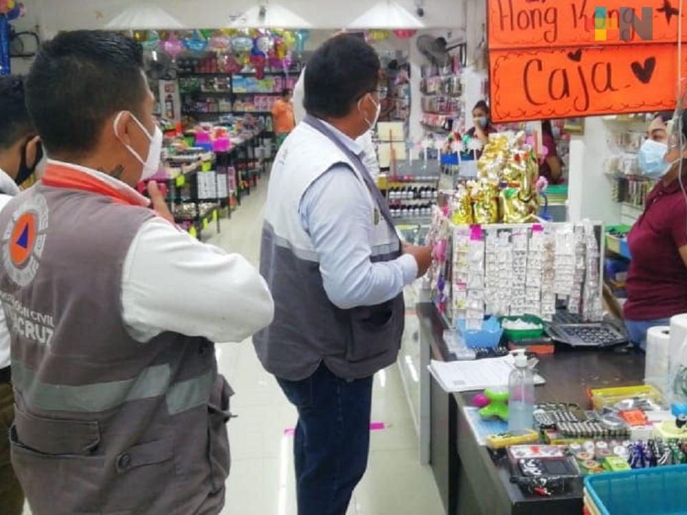 Ayuntamiento de Minatitlán y Cofepris realizarán cierre de comercios no esenciales
