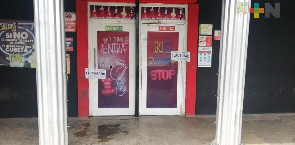 Clausuran bar en avenida Cuauhtémoc de Veracruz; pide Ayuntamiento reportar casos similares