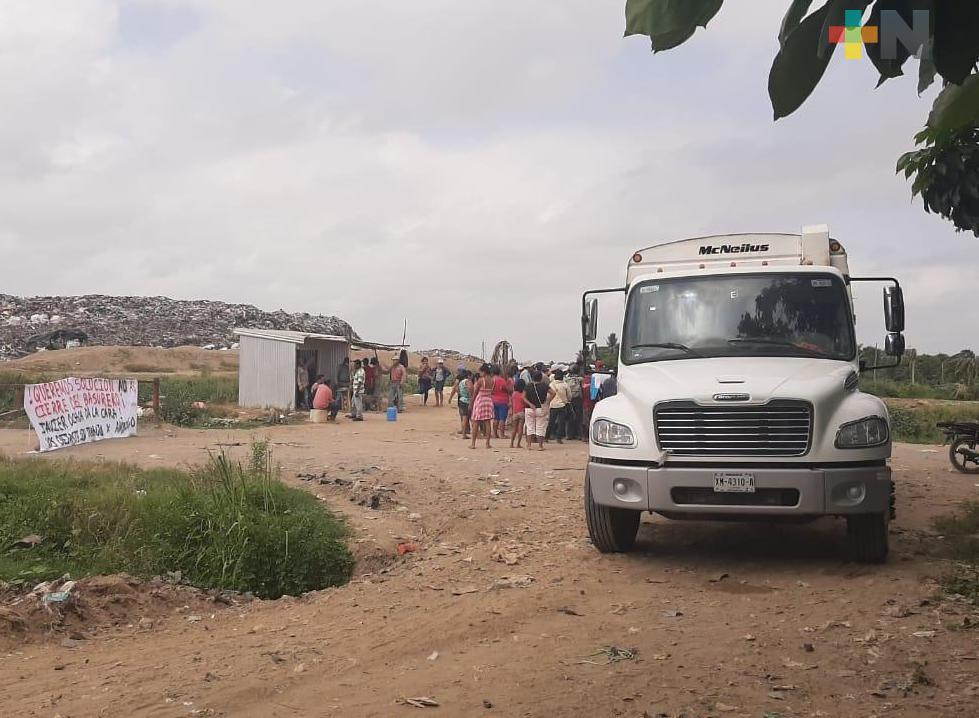 Basura de Coatzacoalcos se deposita en Minatitlán, ante clausura del basurero de Villa Allende