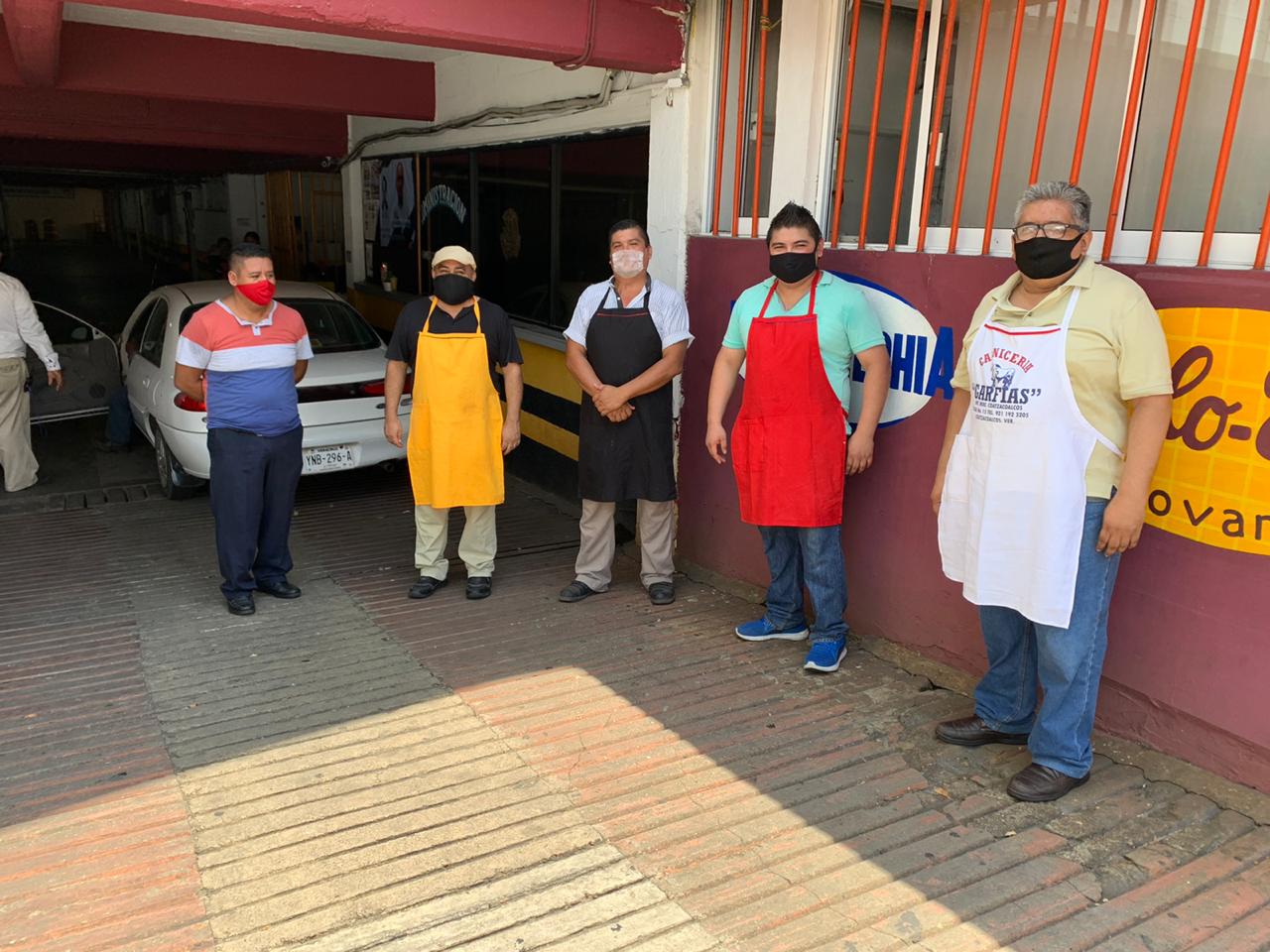 Tablajeros de mercados en Coatzacoalcos, piden apliquen medidas sanitarias a sus colegas de las colonias