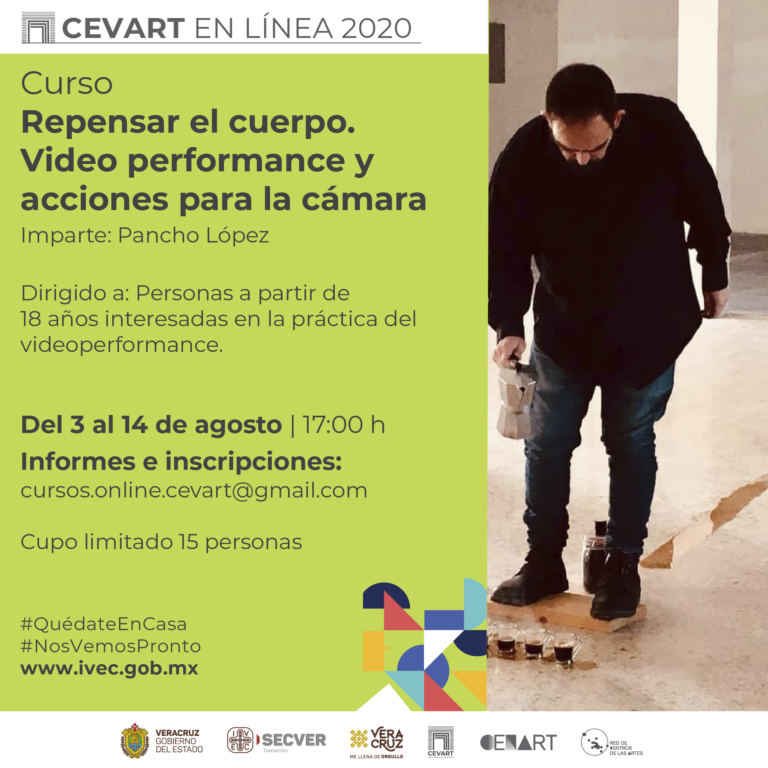 Invita IVEC al curso virtual “Repensar el cuerpo. Videoperformance y acciones para la cámara”