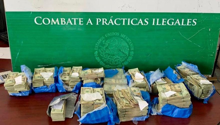 Decomisan en Aduana de Matamoros divisas por más de 375 mil dólares provenientes de Estados Unidos