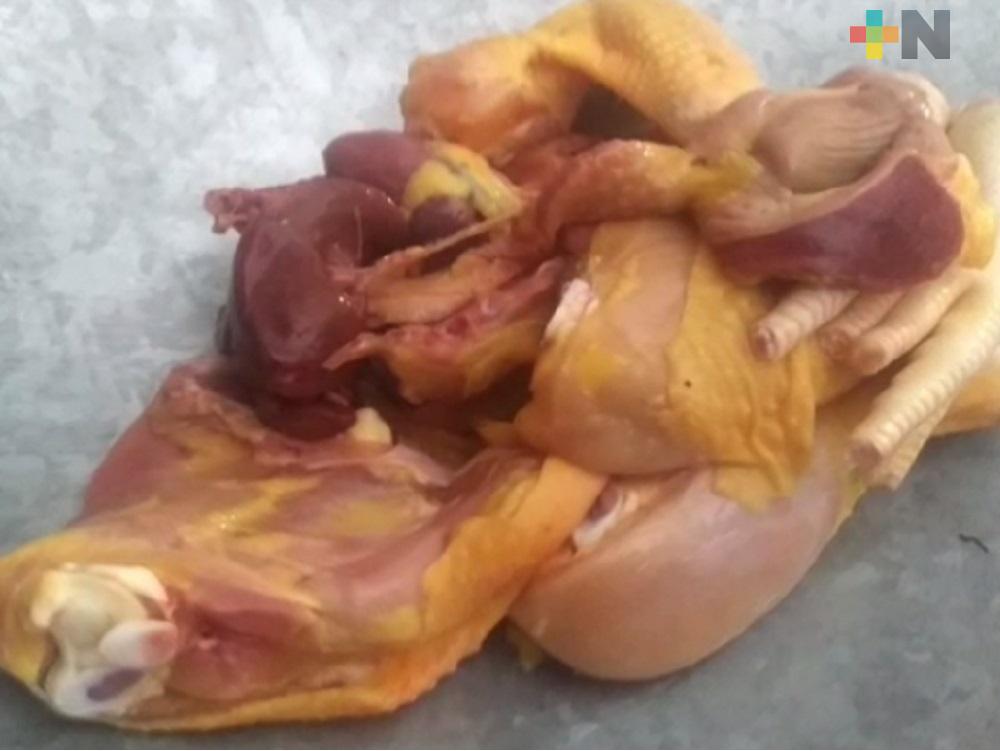 En Huayacocotla, aumenta precio de carne de pollo
