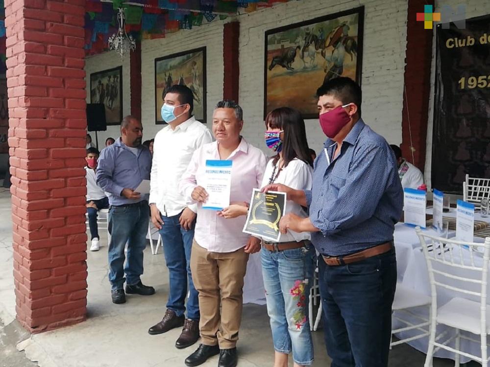 En Orizaba, entregan reconocimientos a periodistas y reporteros por el Día de la Libertad de Expresión