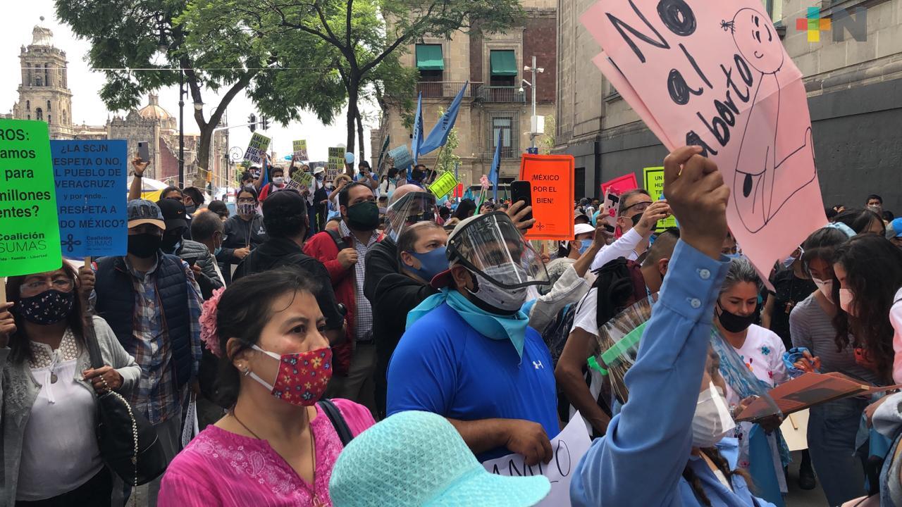 FNF se manifestó en SCJN, pide no aprobar despenalización del aborto en Veracruz