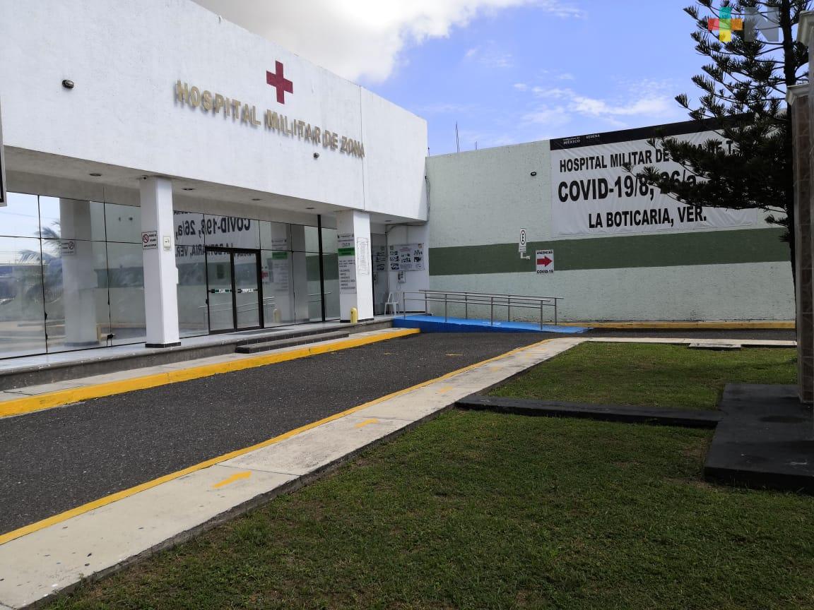 Hospital Militar de Boca del Río concluyó su conversión a Hospital Covid