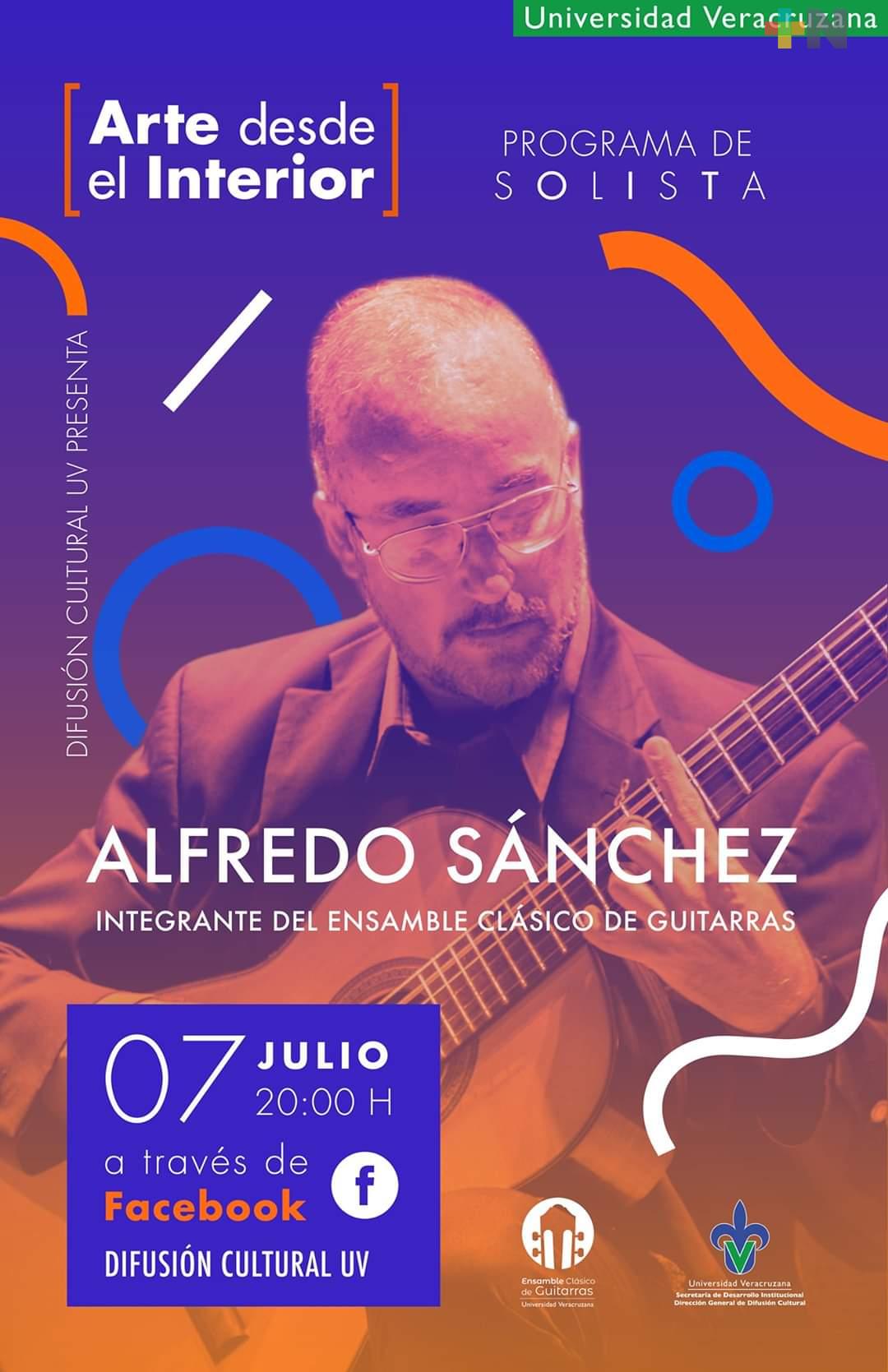 Difusión Cultural UV presenta el arte de la guitarra clásica en su primer programa de solistas