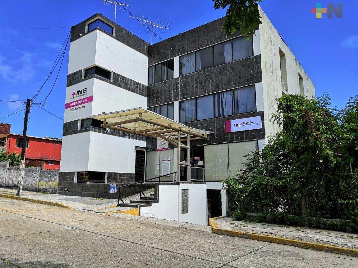 Oficina del INE en Coatzacoalcos reanudarán labores el 17 de agosto