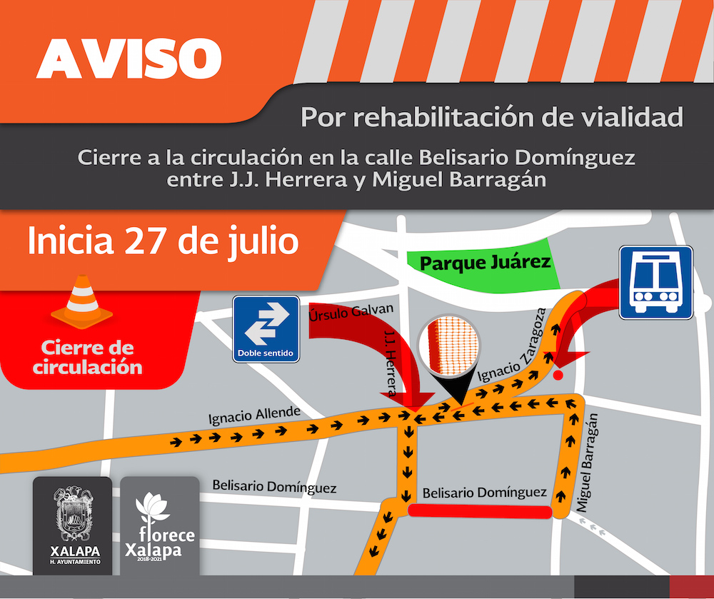 Inicia el 27 de julio rehabilitación integral de calle Belisario Domínguez