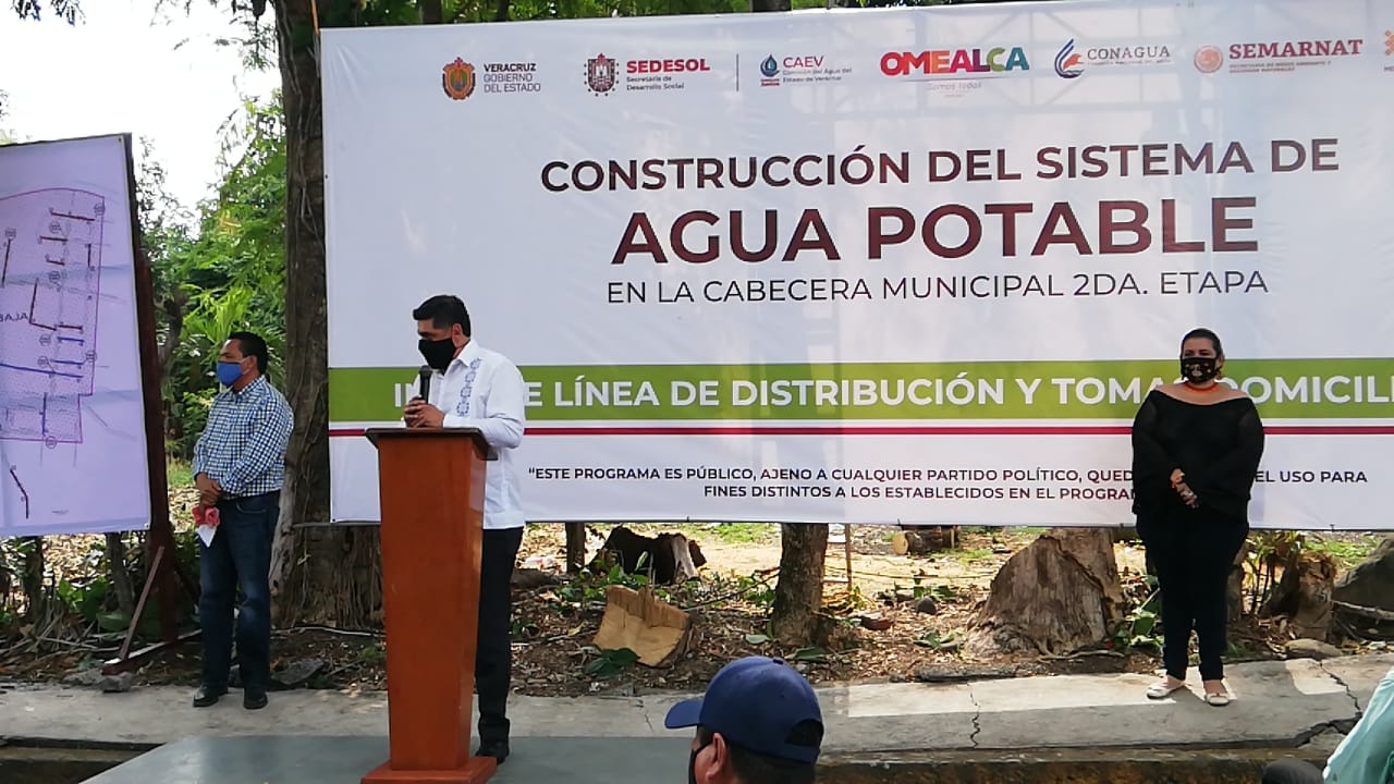 Iniciaron los trabajos de segunda etapa, para dotar de agua potable a Omealca
