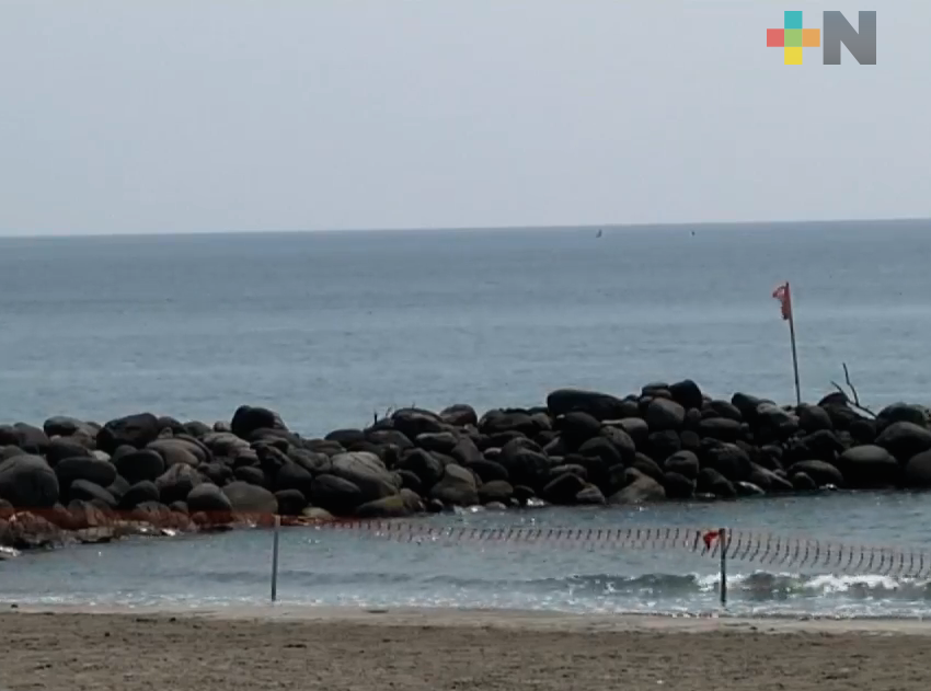 El fin de semana cerrarán playas de Boca del Río por condiciones meteorológicas