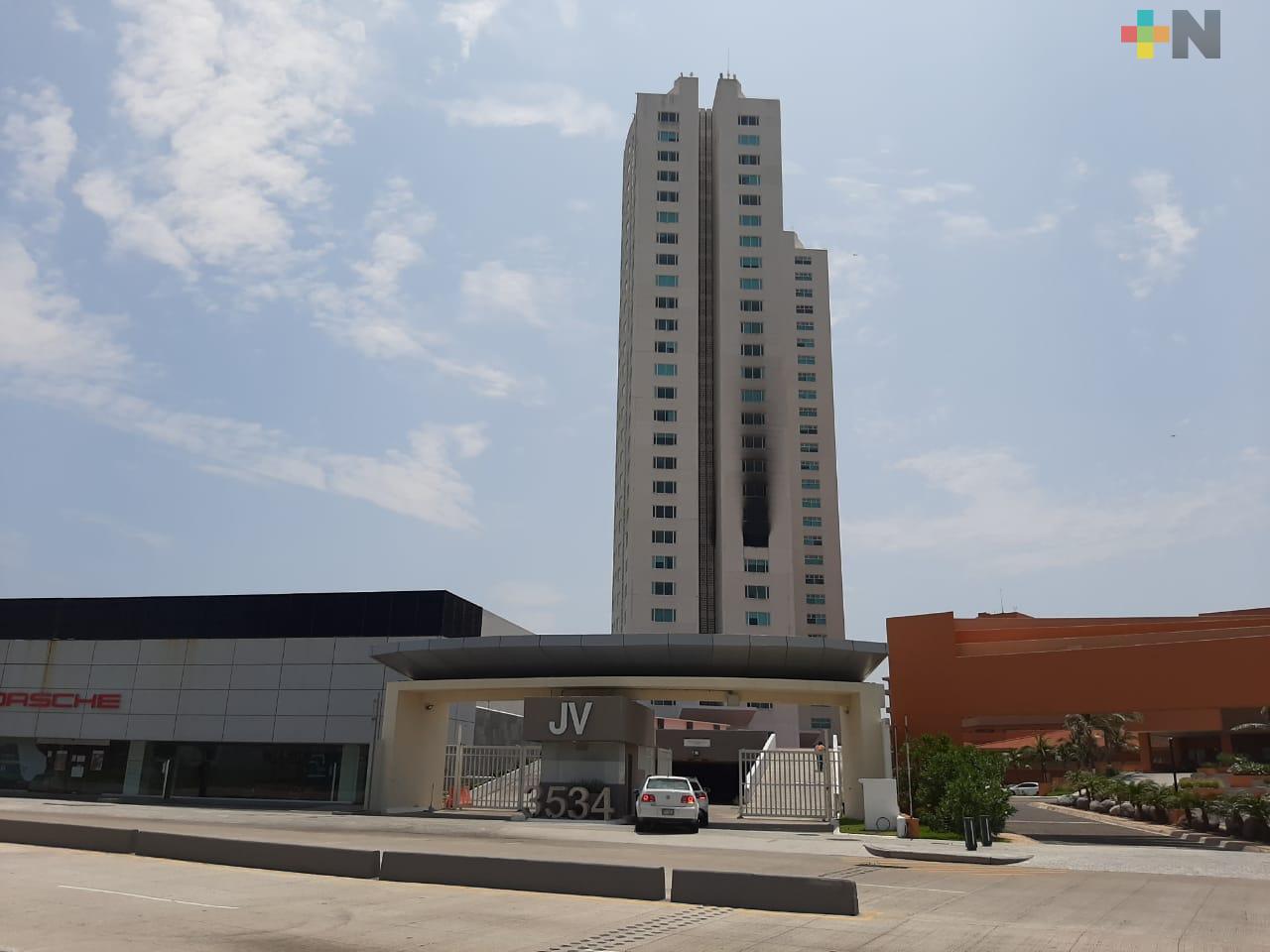 Habitantes de la Torre JV sin  volver a sus departamentos hasta concluir peritaje