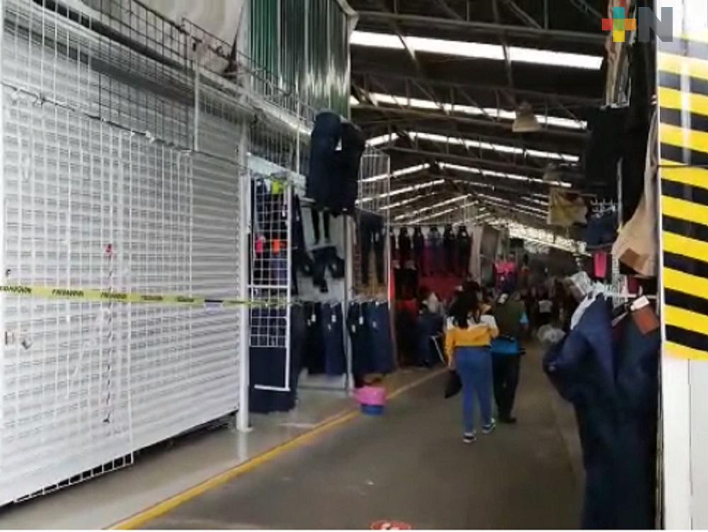 En Fortín, tianguistas siguen sin recuperarse por las bajas ventas
