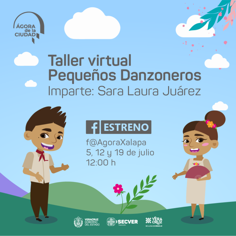 Realiza el IVEC taller virtual de danzón para niñas y niños en el Ágora de la Ciudad