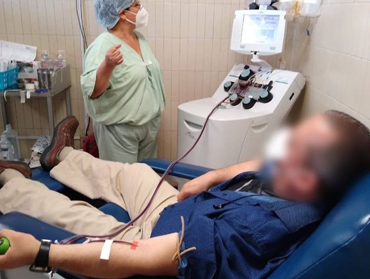 En el IMSS de Orizaba se realizó la primera donación de plasma para aplicar a pacientes de COVID-19