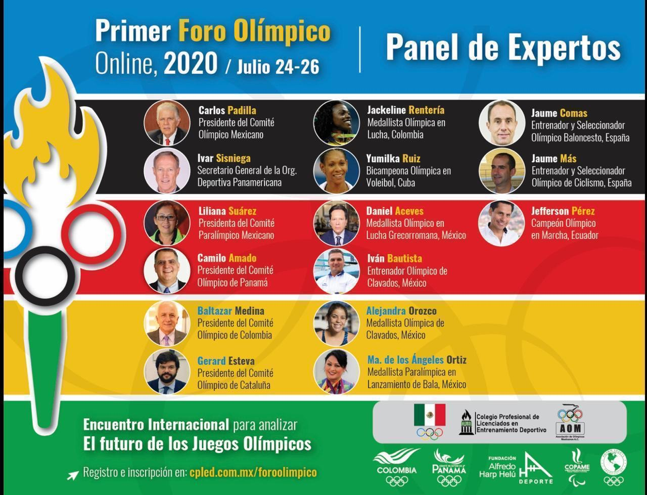 El veracruzano Carlos Padilla encabezará Primer Foro Olímpico Online 2020