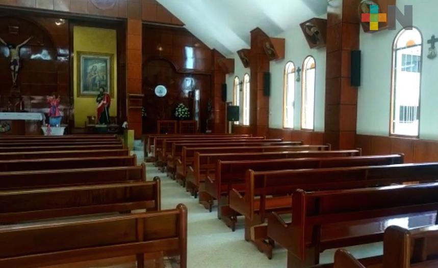 Algunas iglesias de la Diócesis de Coatzacoalcos se mantienen abiertas