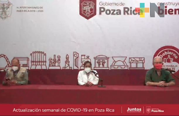 Autoridades de Poza Rica exhortan a respetar las medidas de salud para evitar más contagios