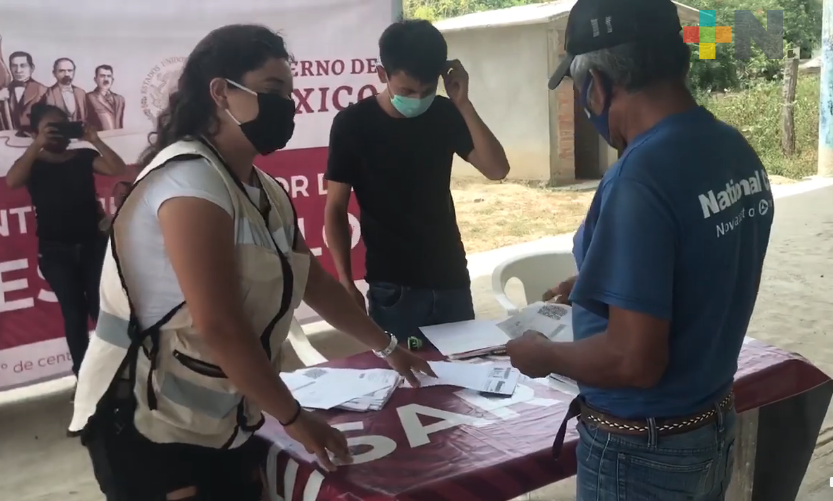 Delegado federal supervisó pagos del programa Producción para el Bienestar en Tantoyuca