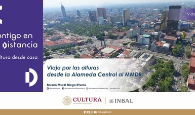 Conoce el paisaje aéreo entre el Palacio de Bellas Artes y el Museo Mural Diego Rivera