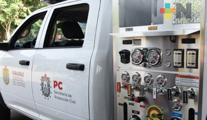 El gobierno del estado entregó al Ayuntamiento de San Andrés Tuxtla una unidad de atención y ataque rápido