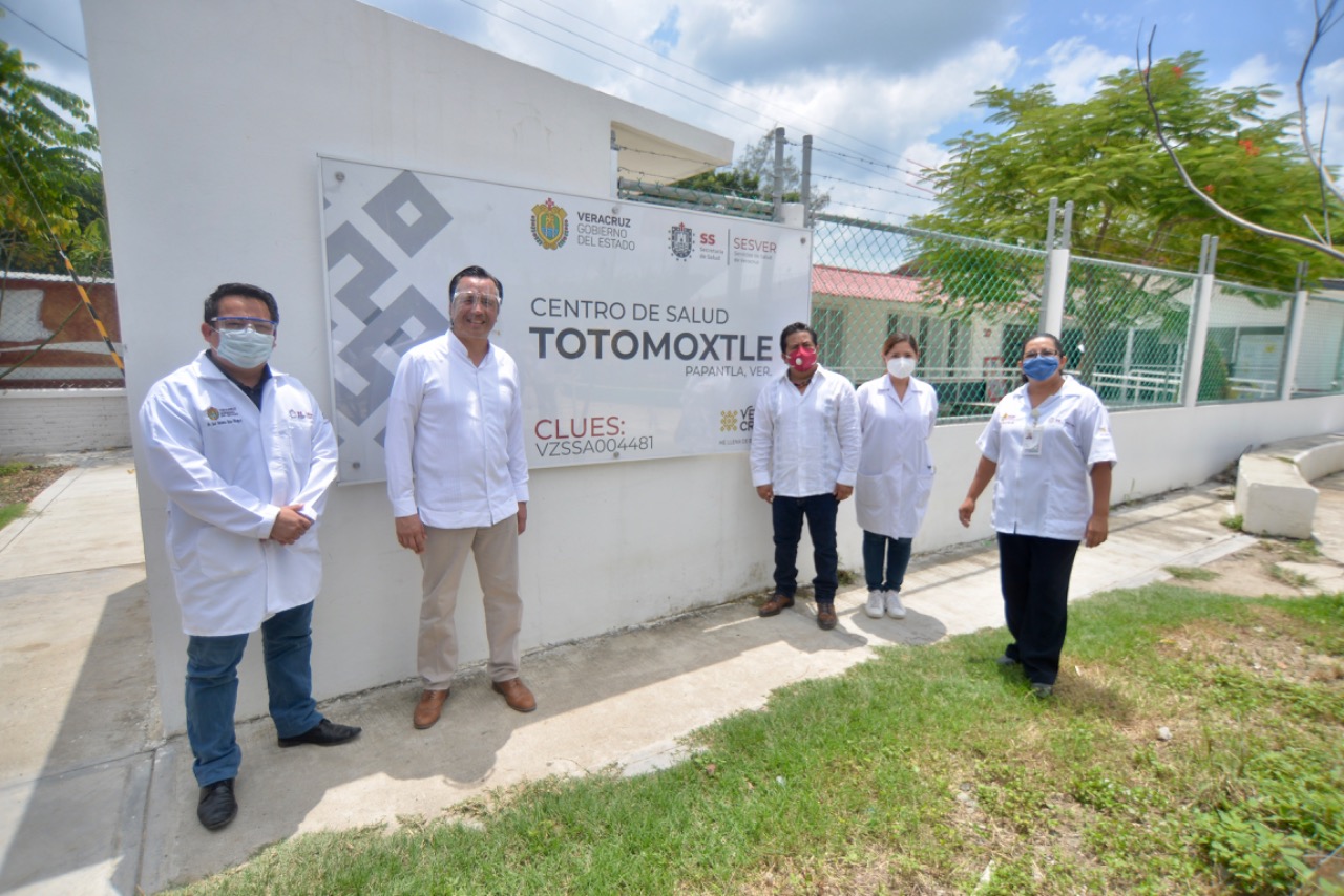 En Totomoxtle, Cuitláhuac García entrega nuevo Centro de Salud