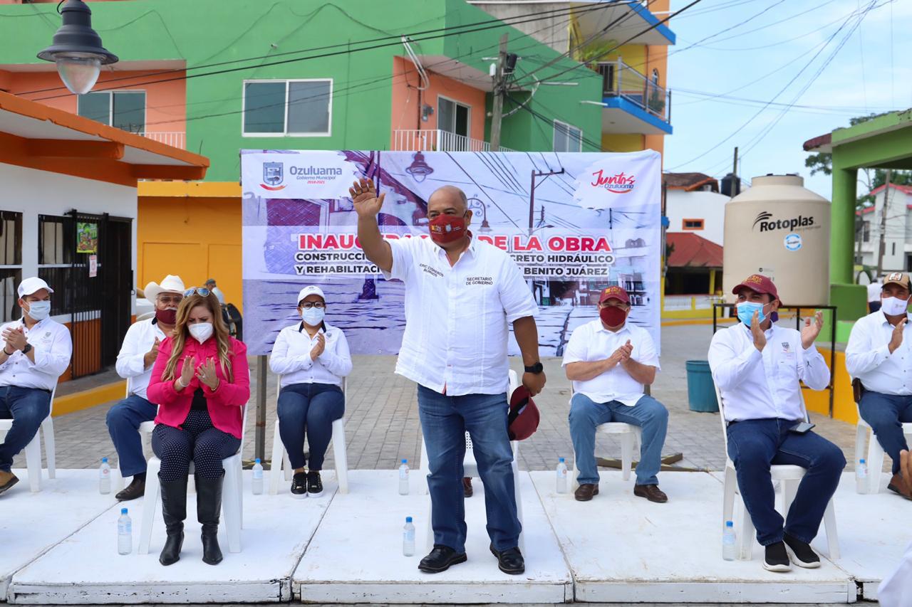 Con hechos y acciones Cuitláhuac García le cumple a Ozuluama: Eric Cisneros