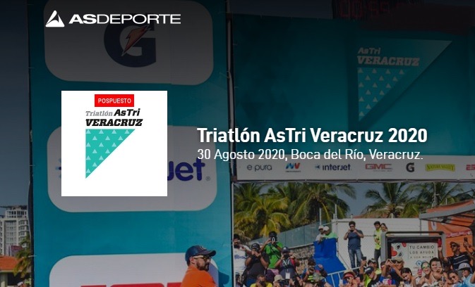 Triatlón Astri Veracruz 2020, pospuesto