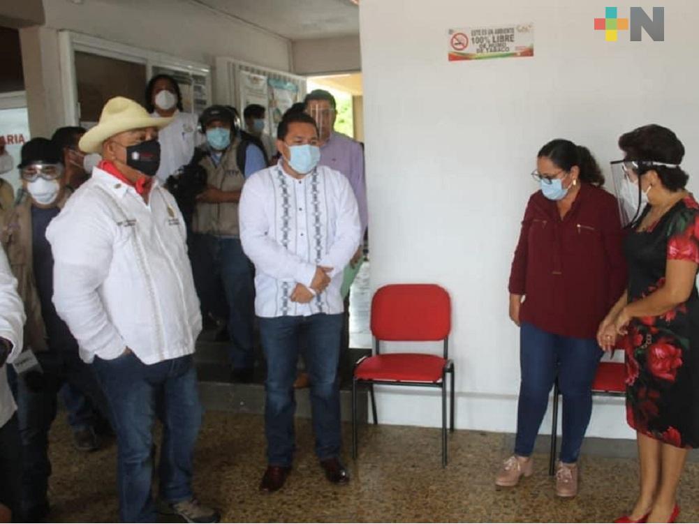 Activó secretario Eric Cisneros módulos de sanitización en municipios de la Cuenca del Papaloapan
