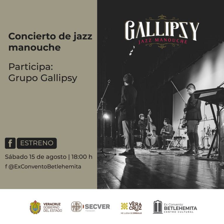 IVEC presenta concierto de jazz al estilo manouche, con el grupo Gallipsy