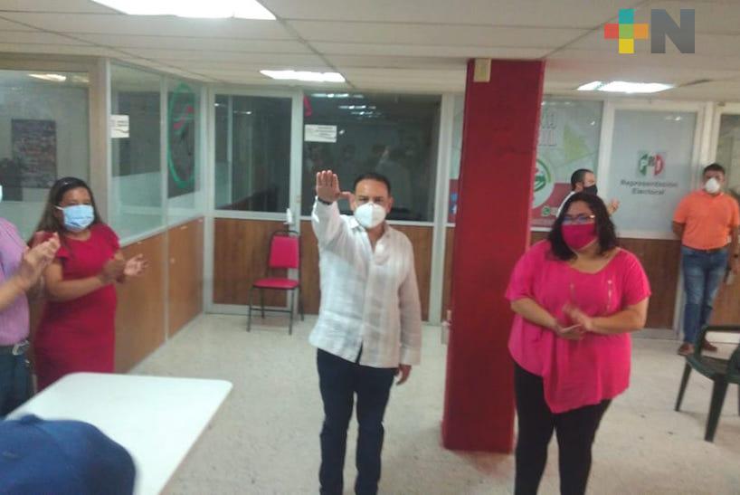 Carlos Alberto Troncoso, nuevo dirigente municipal del PRI en Veracruz