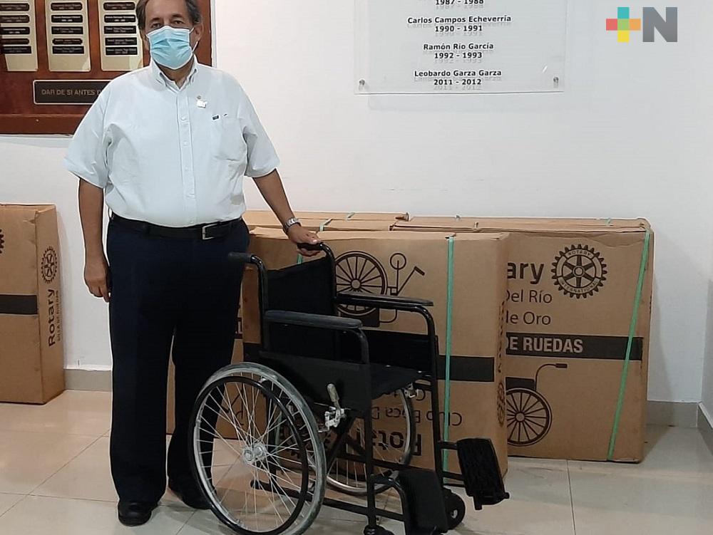 Club Rotario Veracruz A.C. donará de sillas de ruedas a población vulnerable