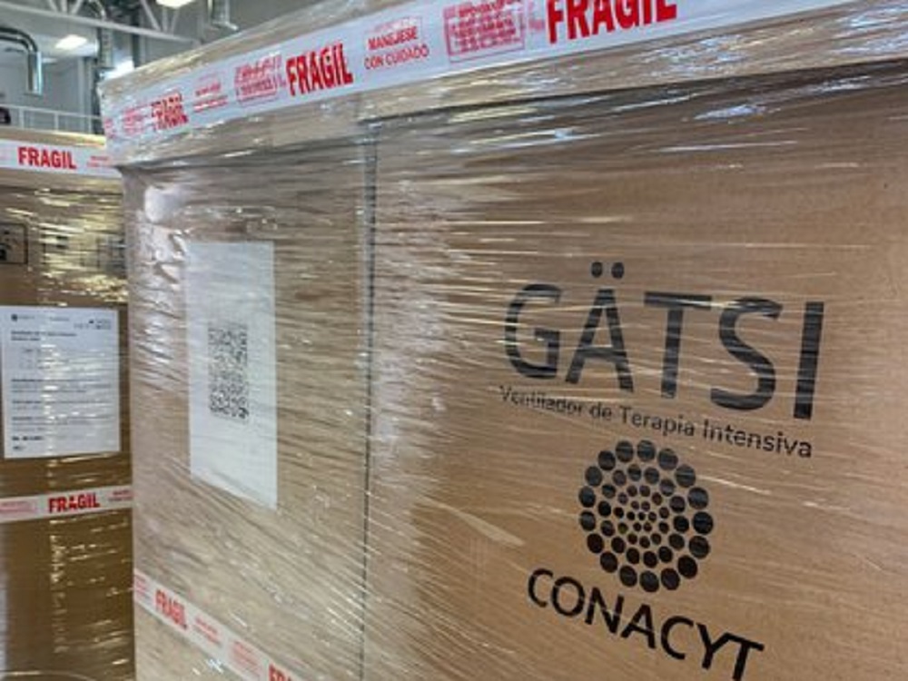Conacyt entregó los primeros 275 ventiladores Gätsi