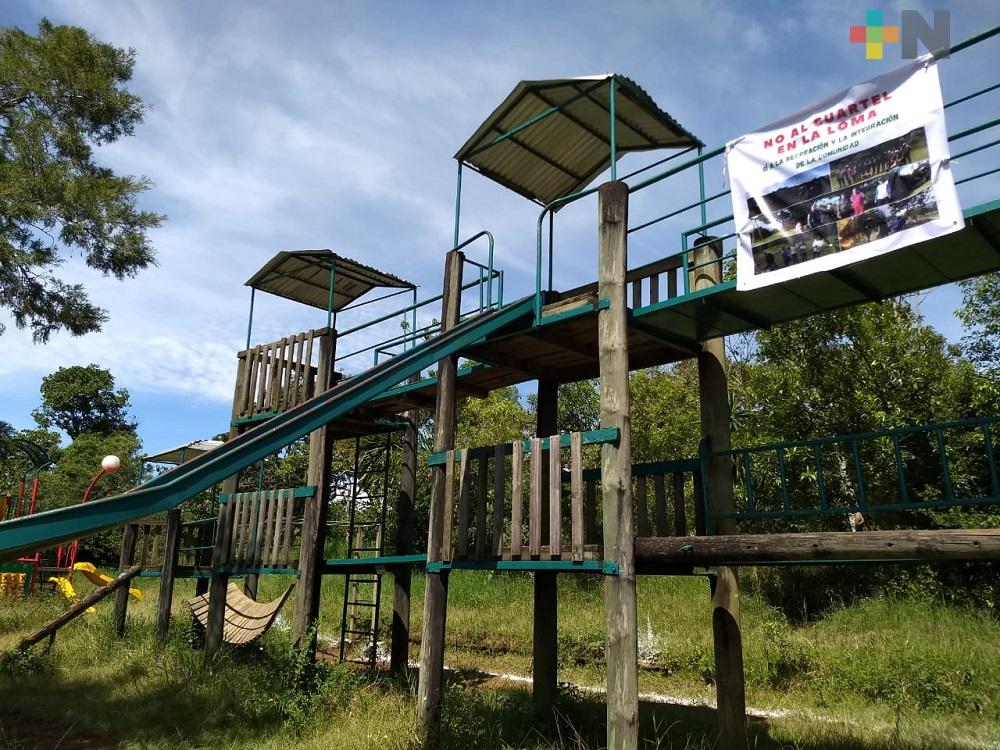 Falta legalizar el terreno del parque La Loma para que sea decretado como área verde protegida