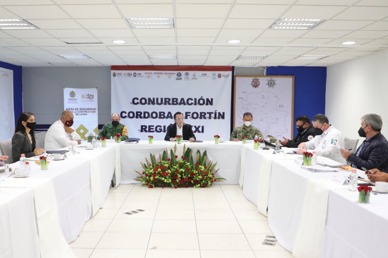 Evaluó Cuitláhuac García estrategia de seguridad en la región de Córdoba