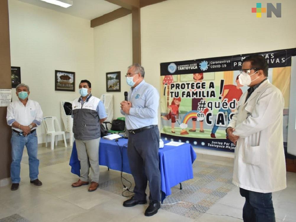 En Tantoyuca, autoridades de salud recomiendan a pacientes no automedicarse al padecer COVID-19