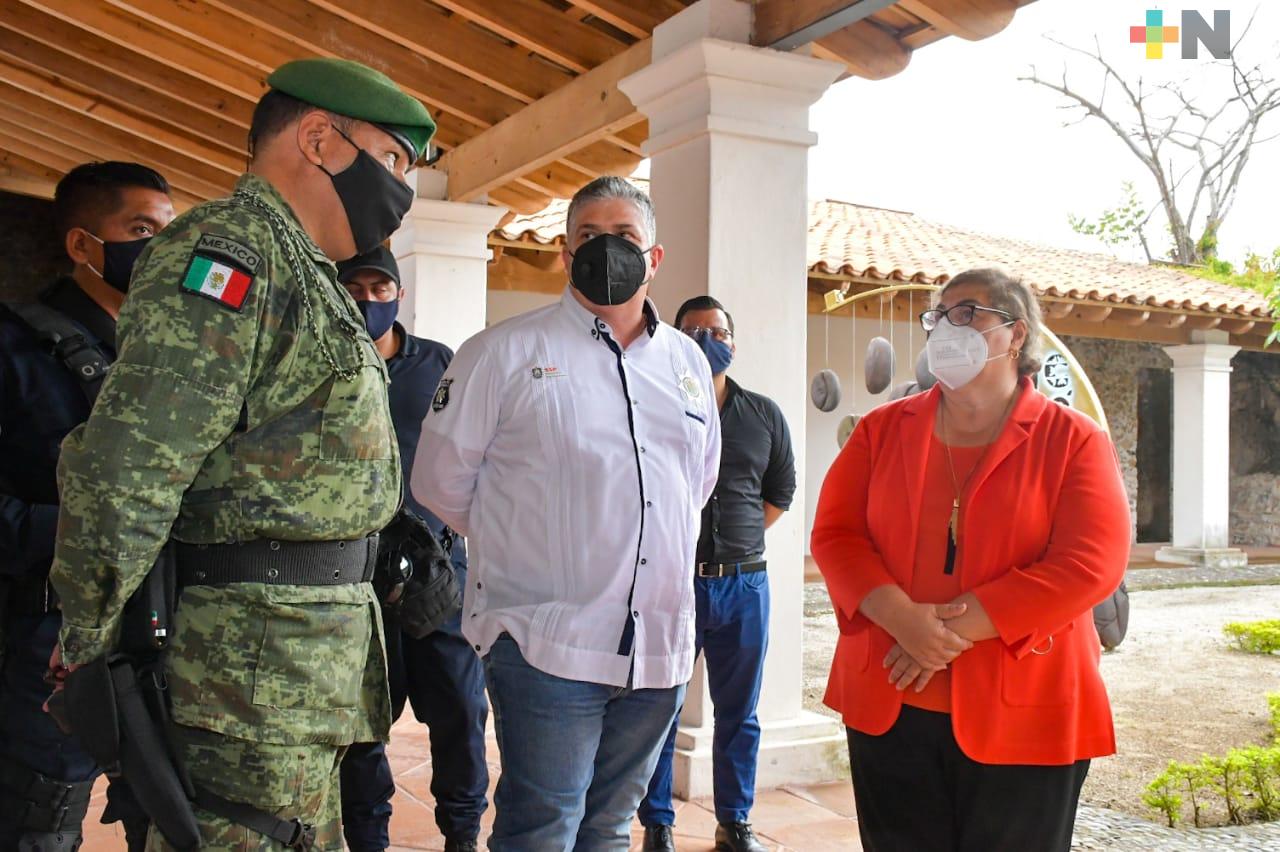 Secretario de Seguridad Pública en Veracruz se reunió con autoridades municipales de las Altas Montañas