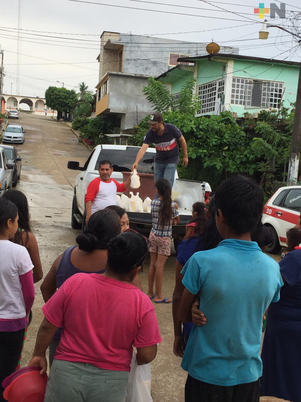 Ganaderos apoyan a damnificados en Jesús Carranza