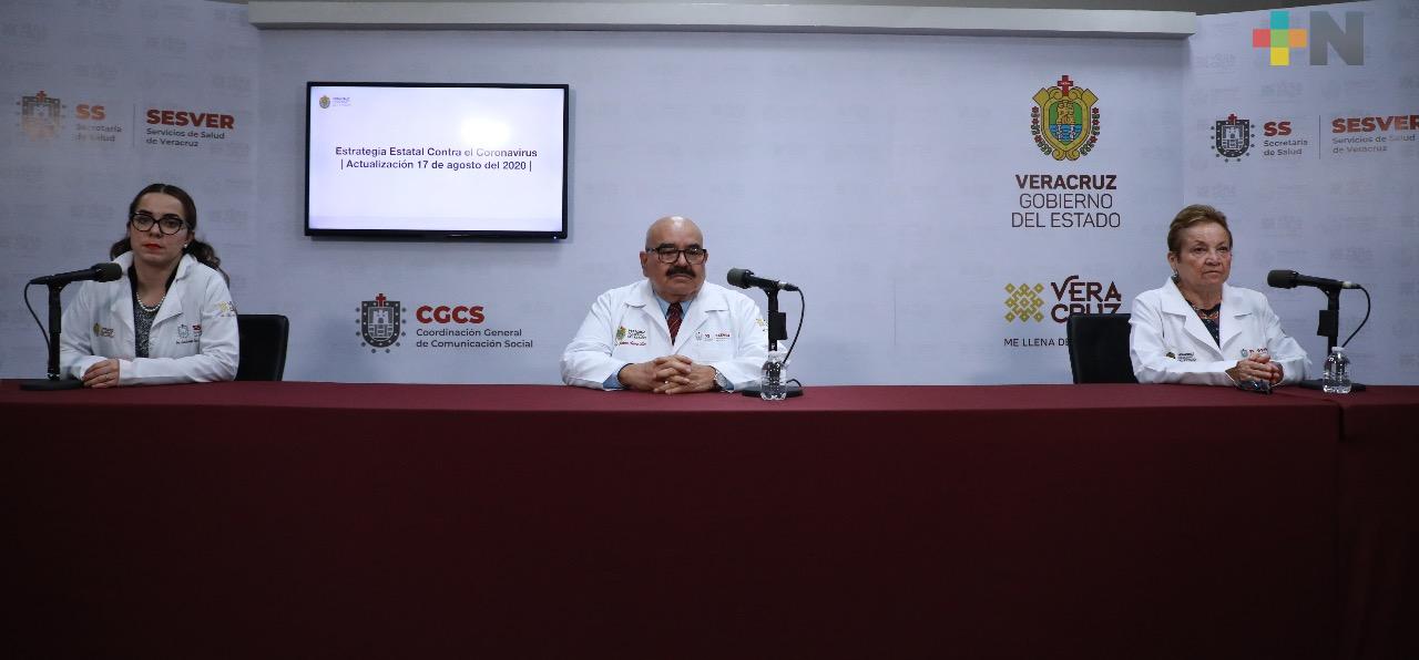 Se registran 246 nuevos casos de Covid-19 en Veracruz