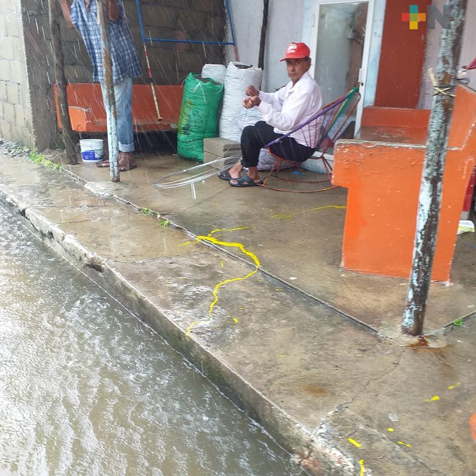 Inundaciones en 5 colonias de Veracruz