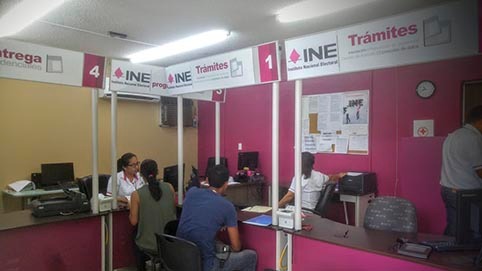 Módulos del INE en Tuxpan trabajarán durante periodo vacacional
