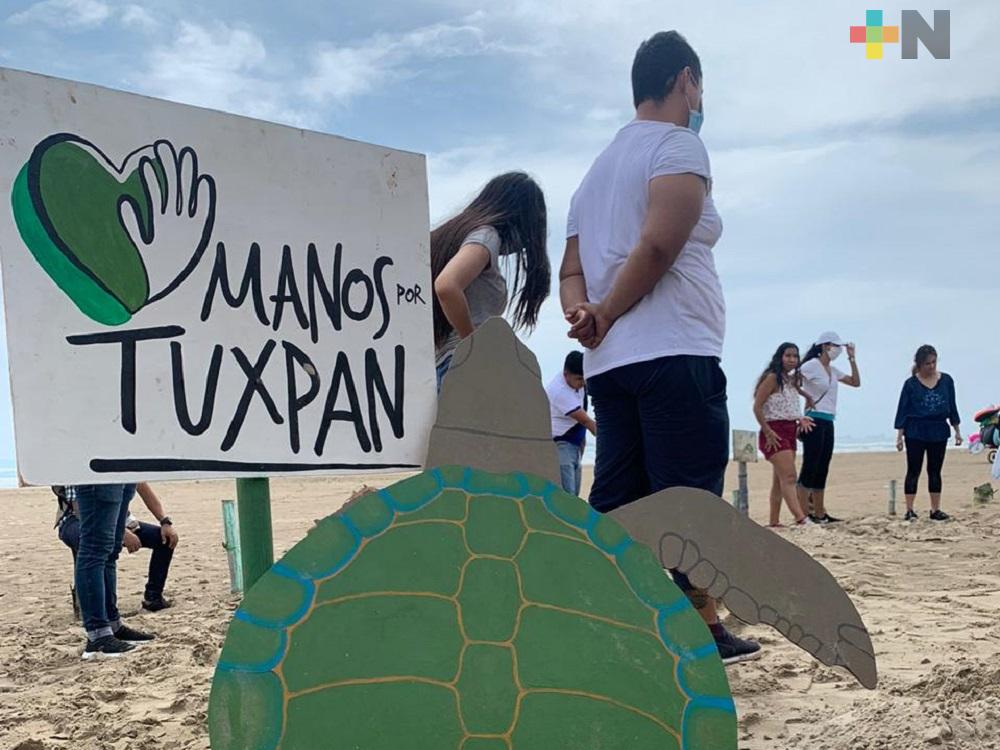 Jóvenes veracruzanos realizan limpieza de playas, manglares y liberación de tortugas