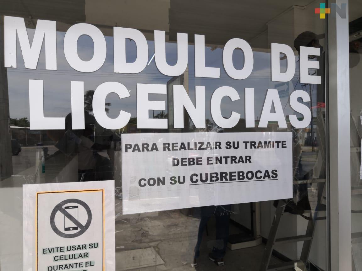Módulos de expedición de licencias para conducir cerrarán desde el 24 de diciembre